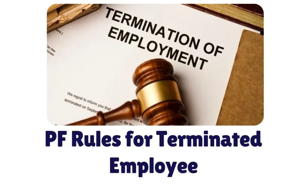 PF Rules for Terminated Employee